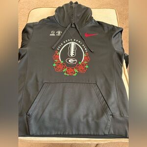 Nike Black Football Hoodie Georgia Bulldogs 2018 Rose Bowl game.  Men’s size L